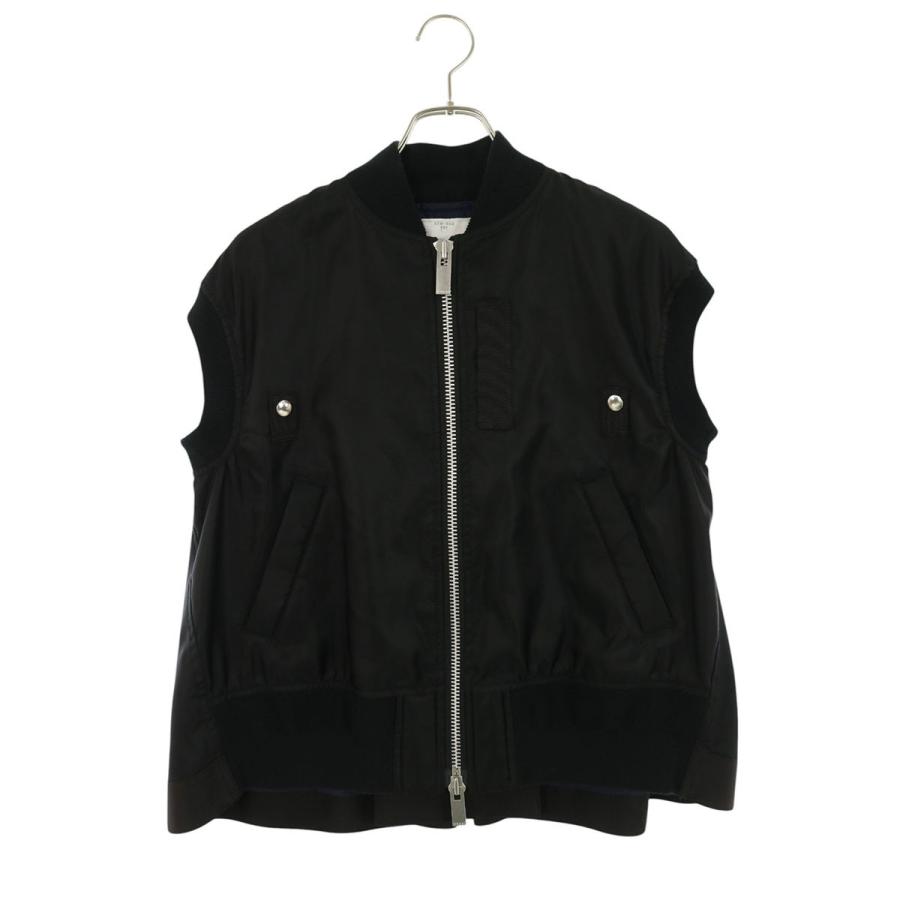 sacai（サカイ） サイズ:1 SCW-002 MA-1ナイロンツイルベスト 中古