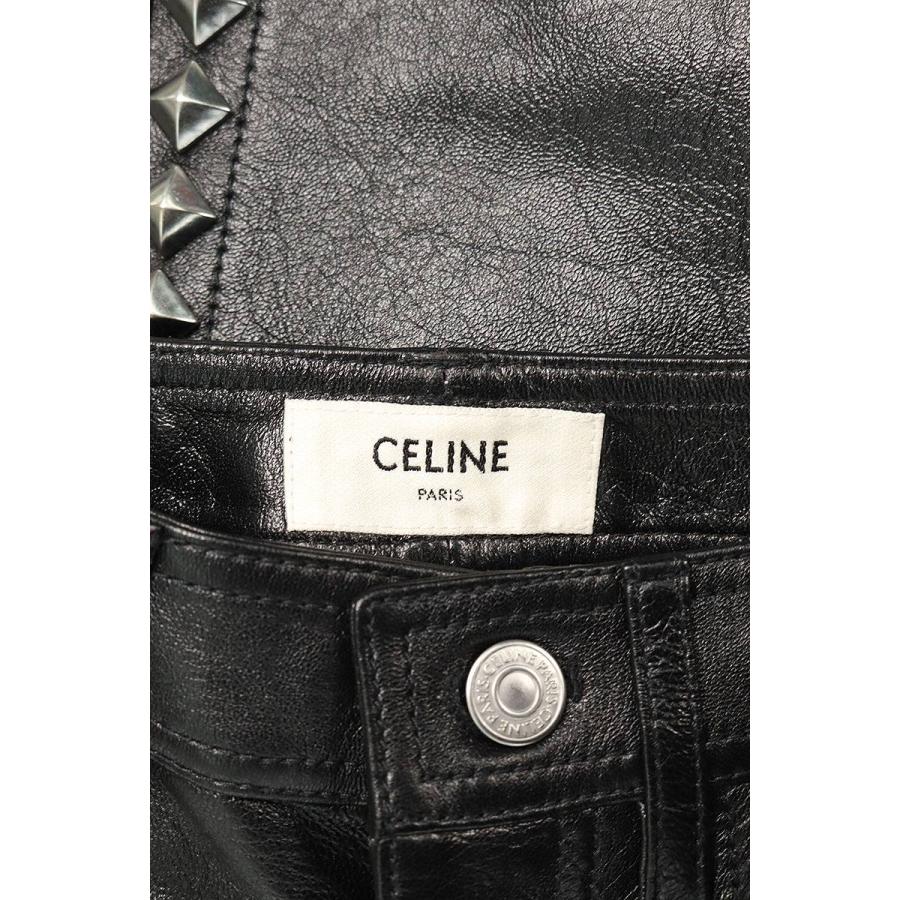 CELINE セリーヌ ロングパンツ 2G075276D サイズ:34 スタッズ CELINE セリーヌ ロングパンツ 2G075276D サイズ:34 スタッズ