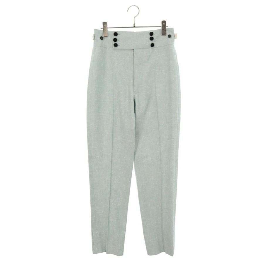 メゾンマルジェラ  ペンドルトン サイズ:44  23AW  S67KA0048 リネンシルクチェック切替スラックスロングパンツ 中古 BS99 Maison Margiela（メゾンマルジェラ） ペンドルトン サイズ:44 23AW