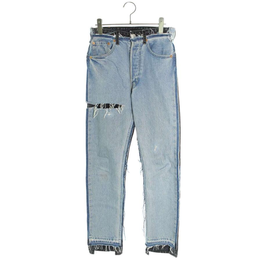 VETEMENTS ヴェトモン リーバイス デニムパンツ サイズ:S 再構築デニム 