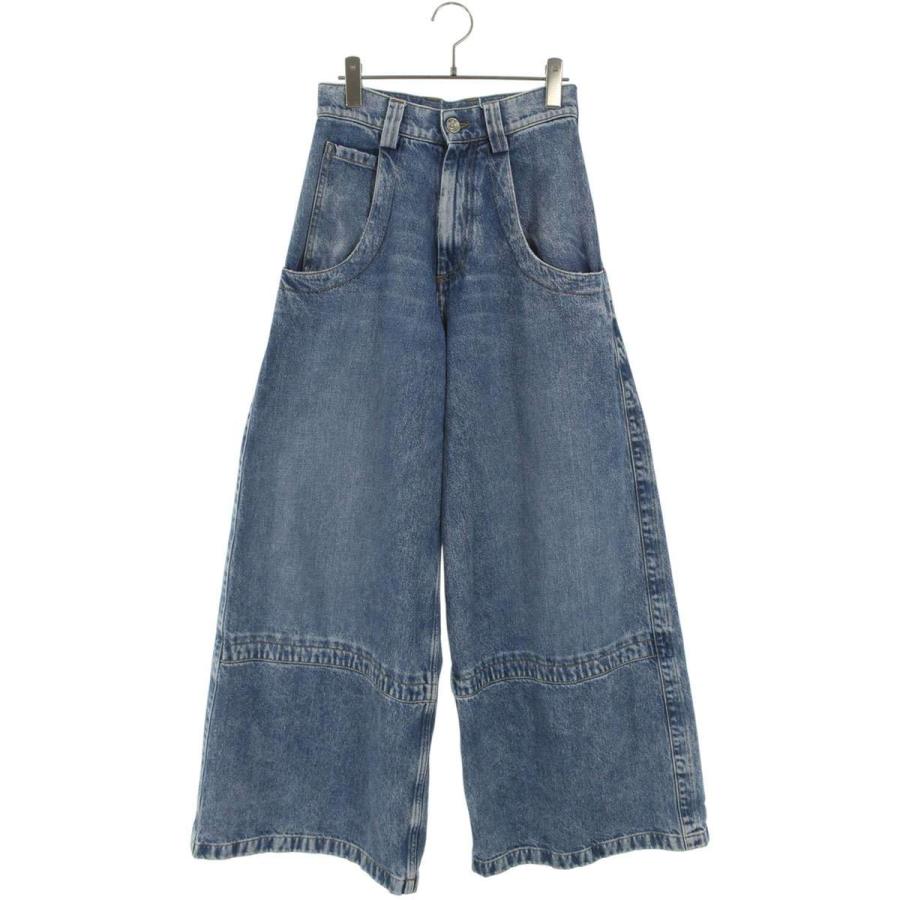 メゾンマルジェラ サイズ:38  S51LA0055 バギーフレアワイドデニムパンツ 中古 BS99 Maison Margiela（メゾンマルジェラ） サイズ:38 S51LA0055 バギー