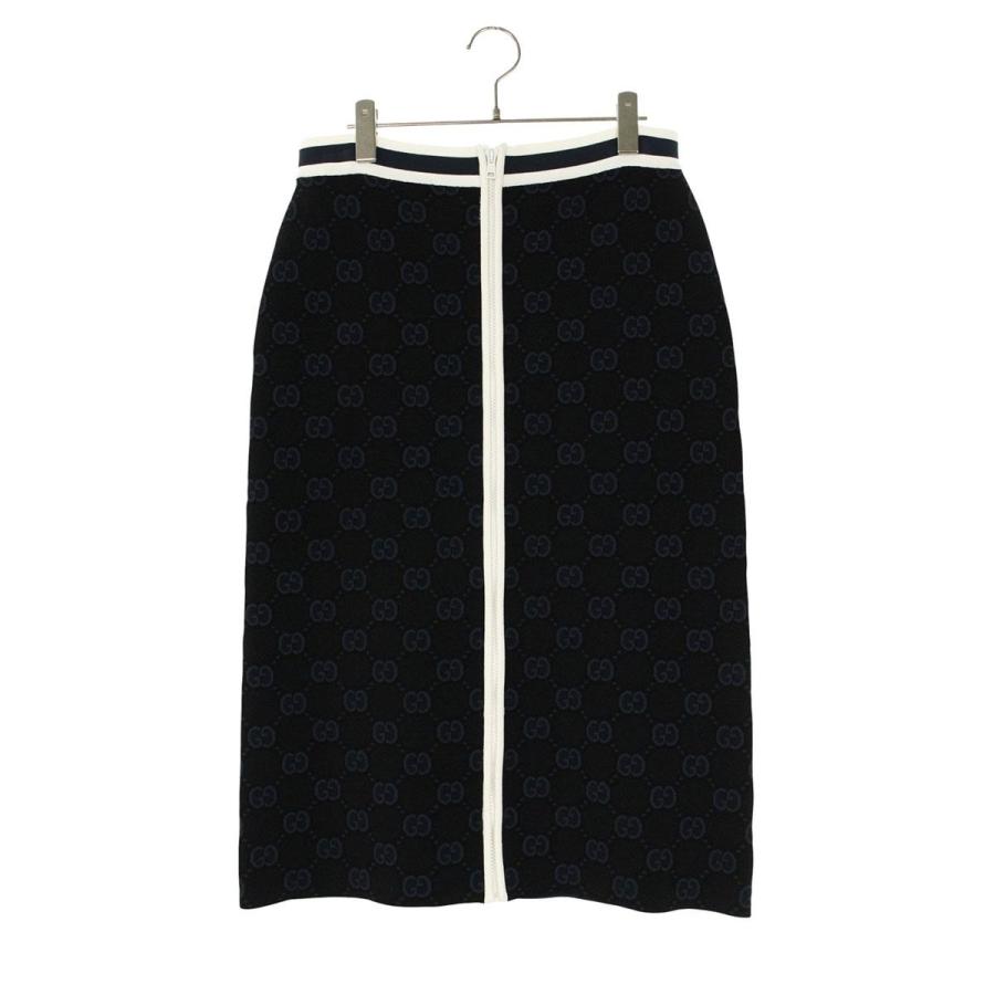 GUCCI（グッチ） スカート サイズ:L 754040 XKDCR GGジャガードニット 