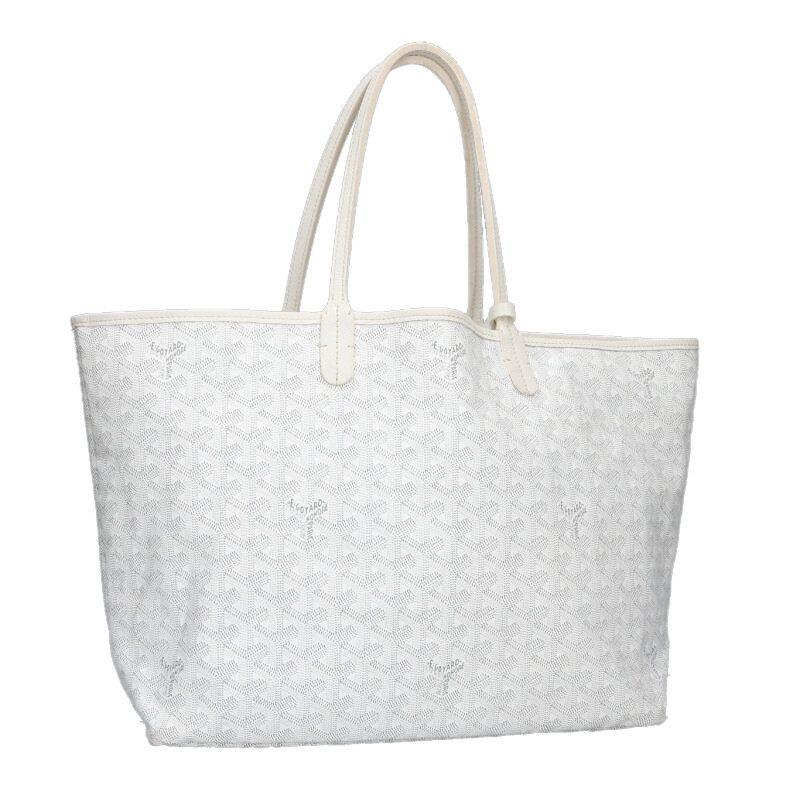 新品　ゴヤール サンルイPM 付属ポーチ　ホワイト GOYARD（ゴヤール） サイズ:PM サンルイPM ポーチ付きPVCトートバッグ