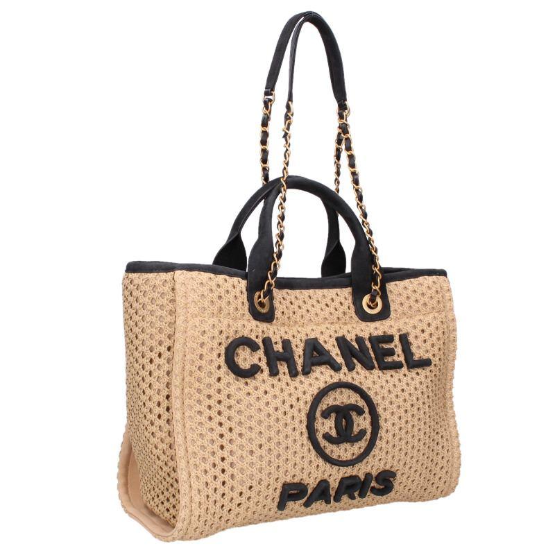 CHANEL（シャネル） ドーヴィル ストローハンドバッグ 中古 GZ14