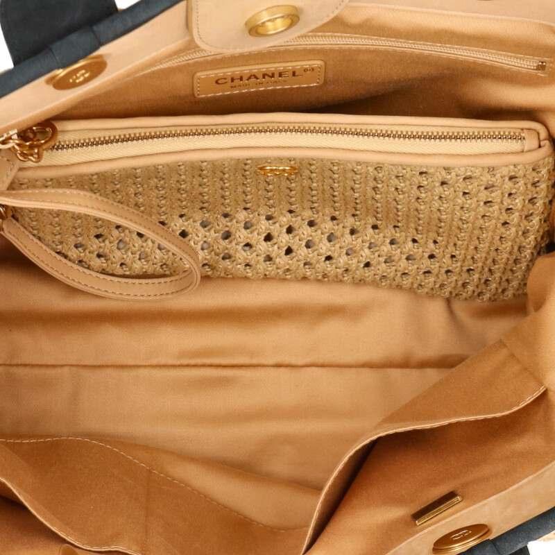 CHANEL（シャネル） ドーヴィル ストローハンドバッグ 中古 GZ14