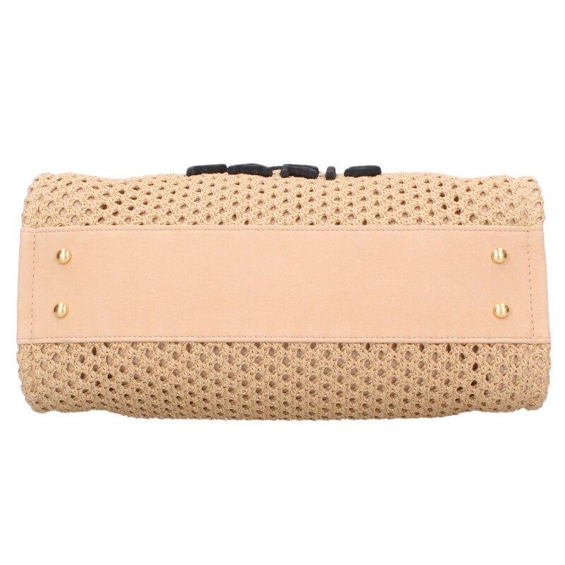 CHANEL（シャネル） ドーヴィル ストローハンドバッグ 中古 GZ14