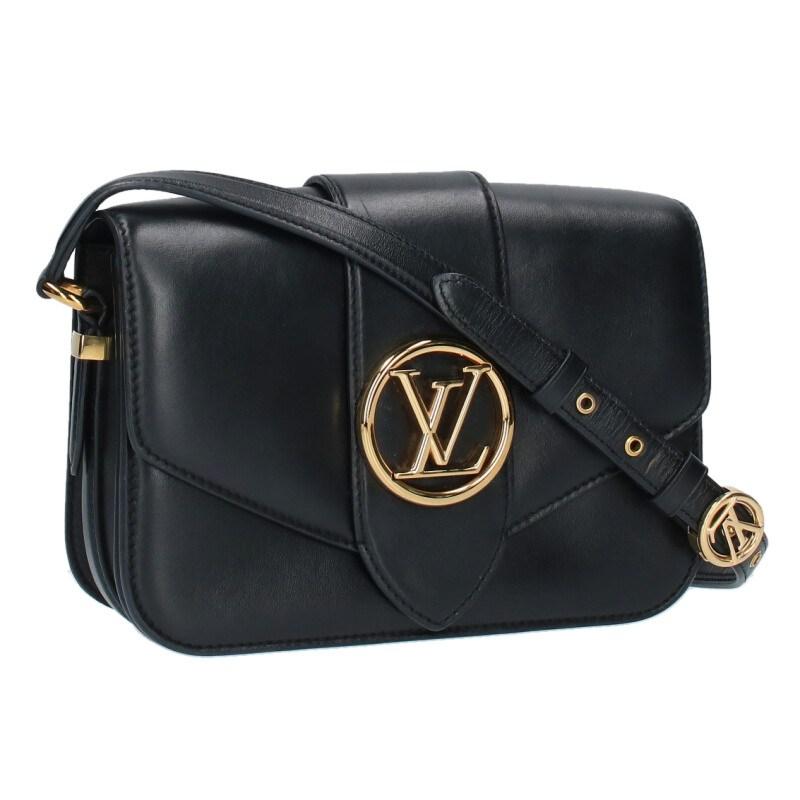 ルイヴィトン  M55948 PONT9 LVポンヌフ スムースレザー ノワールショルダーバッグ レディース LOUIS VUITTON（ルイ・ヴィトン） ショルダーバッグ M55948 PONT9 LV