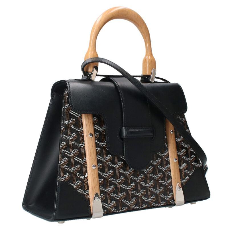ゴヤール  サイゴンPM PVC/レザー 2WAYショルダーバッグ レディース PM GOYARD（ゴヤール） サイズ:PM サイゴンPM PVC レザー 2WAYショルダー