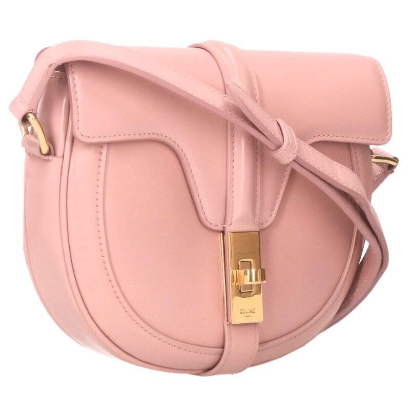 セリーヌ サイズ:SMALL  ブザス16 スモール レザーショルダーバッグ 中古 BS99 CELINE（セリーヌ） サイズ:SMALL ブザス16 スモール レザーショルダー