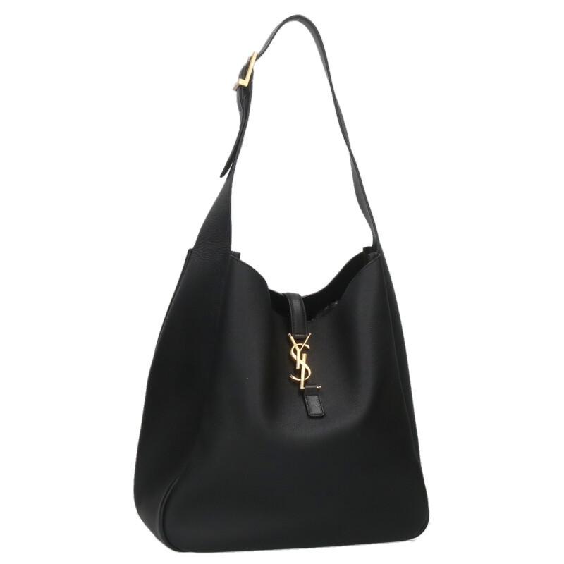 サンローランパリ サイズ:ラージ  353837 LE 5 A 7 ソフト ラージ ル・サンカセットレザーショルダーバッグ 中古 SB01 SAINT LAURENT サンローランパリ サイズ:ラージ 353837 LE 5 A 7