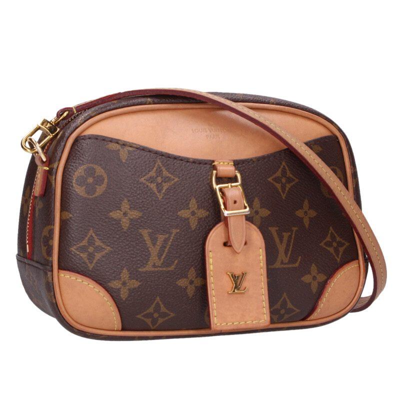 LOUIS VUITTON ハンドバッグ モノグラム ドーヴィル ブラウン 茶 ルイ ヴィトン / LOUIS VUITTON モノグラム ドーヴィル ブラウン