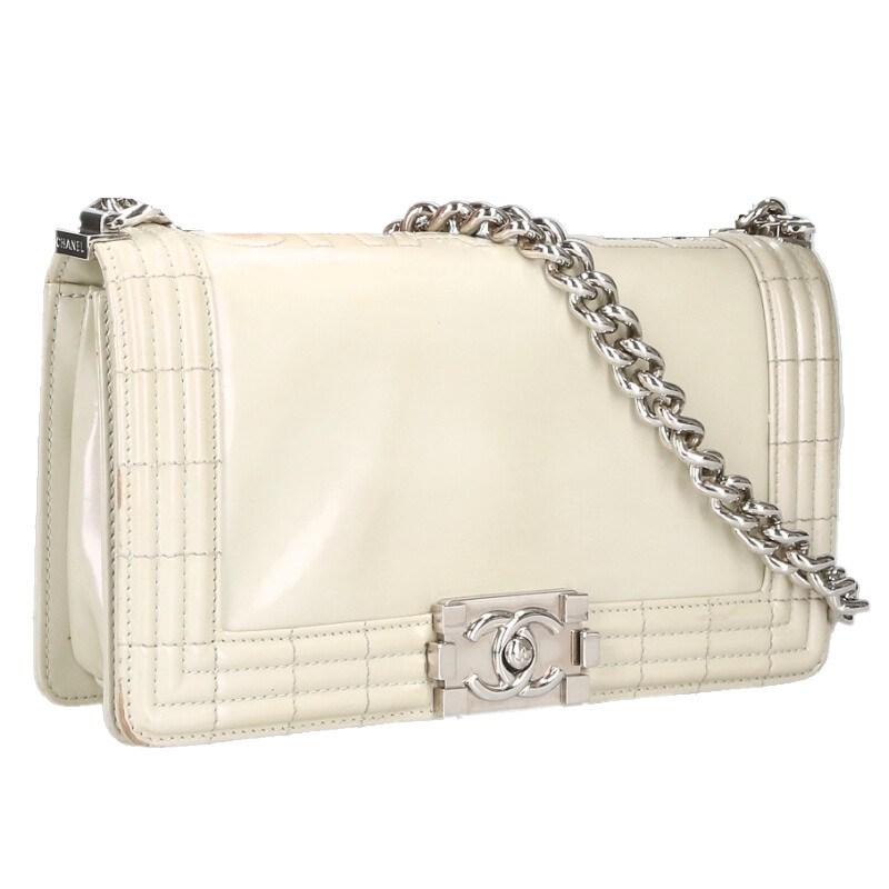 CHANEL（シャネル） サイズ:25 ボーイシャネル 25 エナメルチェーン
