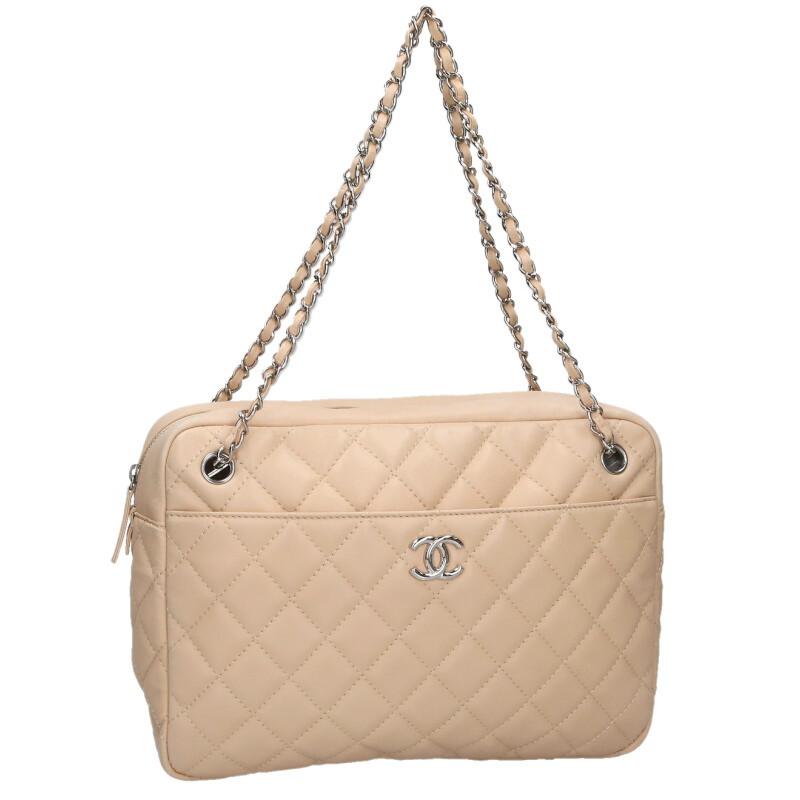 CHANEL（シャネル） マトラッセ ラムスキンチェーンショルダーバッグ