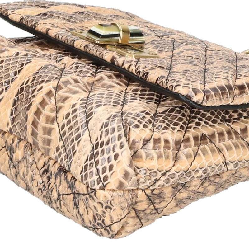 LANVIN（ランバン） パイソン総柄チェーンショルダーバッグ 中古 BS99 