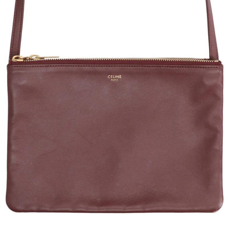CELINE（セリーヌ） ショルダーバッグ トリオラージ レザーショルダー