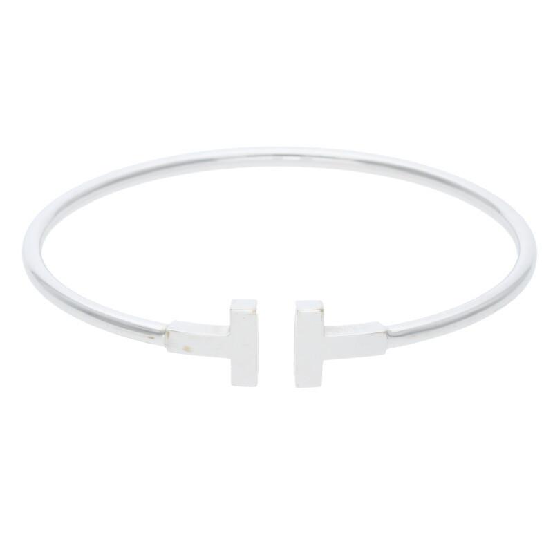 TIFFANY&Co. ティファニー バングル Tワイヤー K18WGバングル 中古  