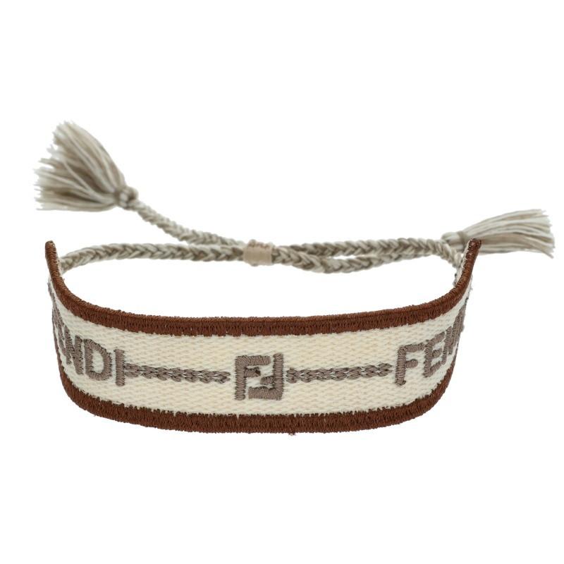 FENDI（フェンディ） ロゴミサンガブレスレット 中古 BS99 : RINKAN