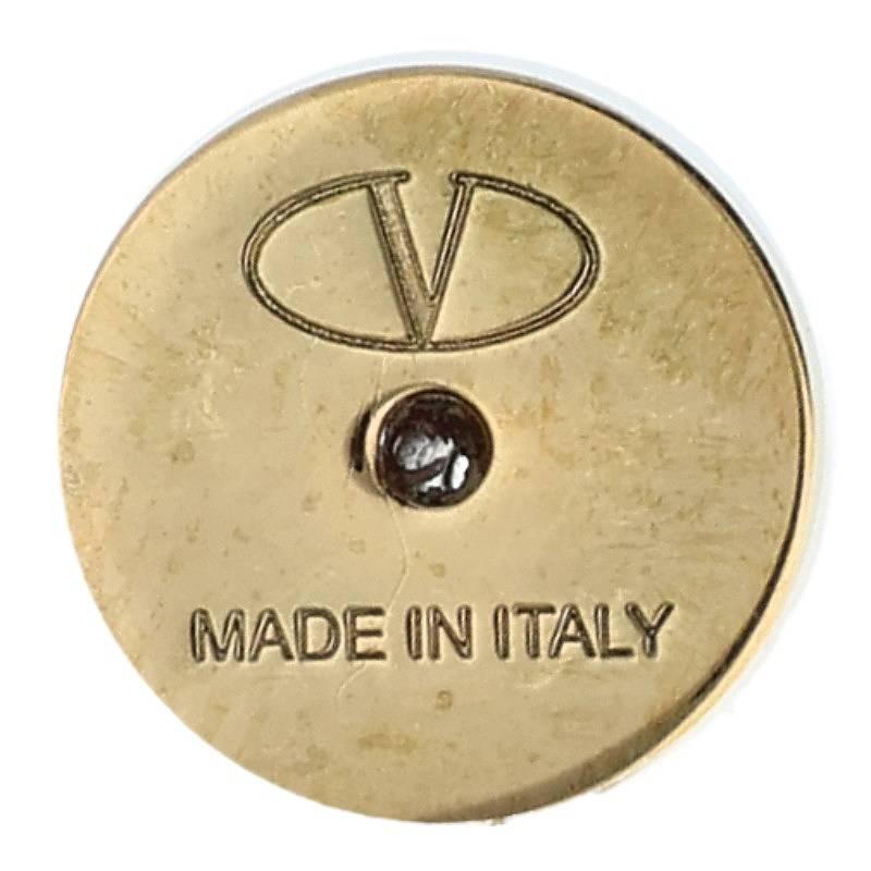 Valentino Garavani Vロゴ シグネチャー クリスタル ピアス | シルバー 