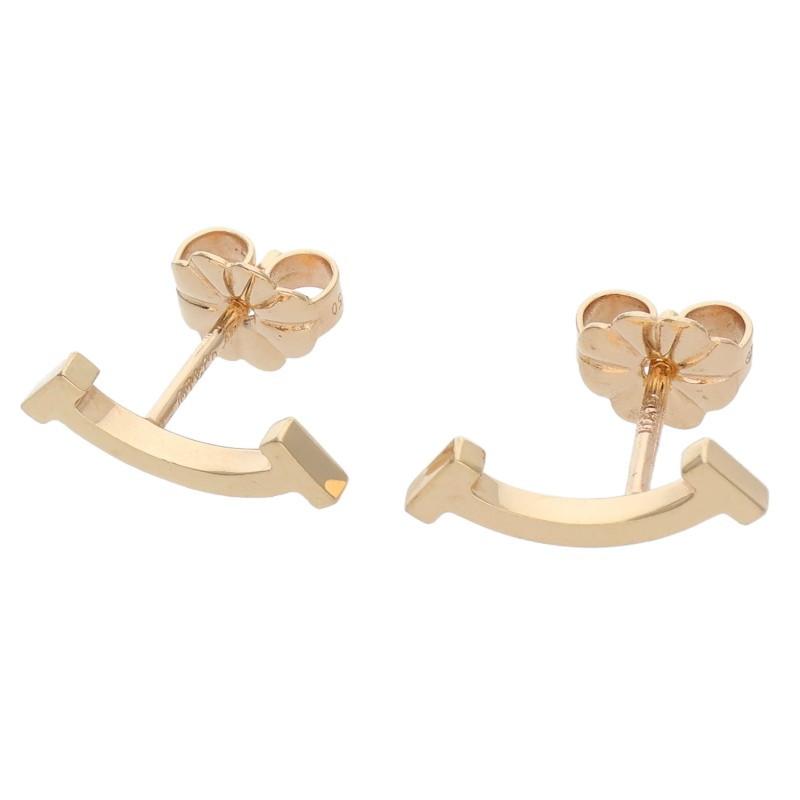 TIFFANY&Co.（ティファニー） Tスマイル ミニ Tスマイルゴールドピアス