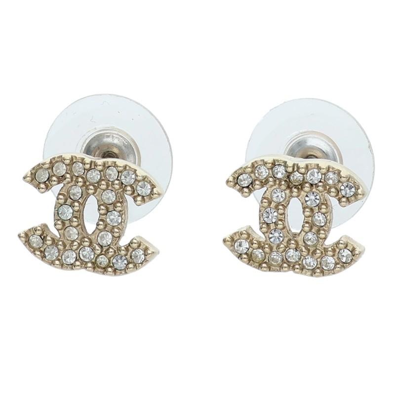 CHANEL（シャネル） ココマークビジューデザインピアス 中古 SS13