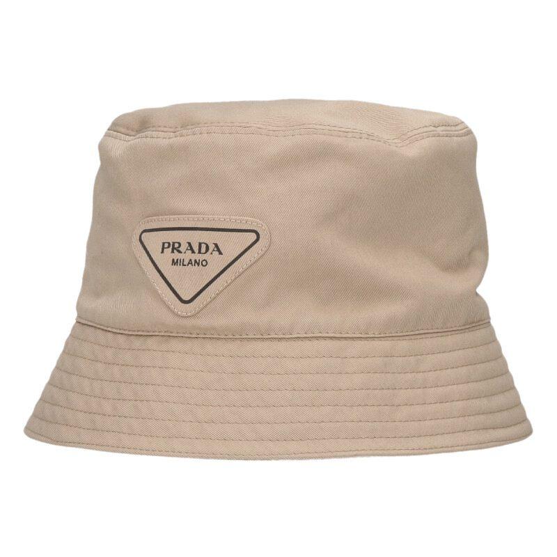 PRADA（プラダ） 帽子 サイズ:M ロゴバケットハット 中古 BS99