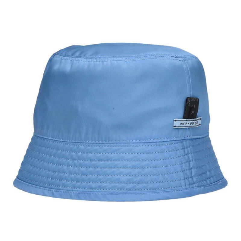 PRADA バケットハット Mサイズ　リバーシブル PRADA（プラダ） 帽子 サイズ:M トライアングルリバーシブルバケット