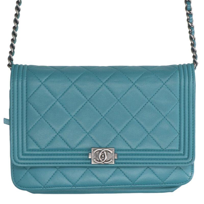 CHANEL（シャネル） ボーイシャネル ラムスキンチェーンウォレット 
