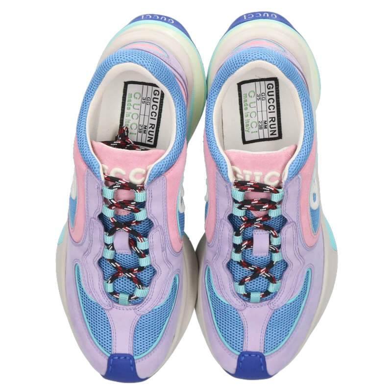 GUCCI（グッチ） スニーカー サイズ:35 RUN レースアップローカット 
