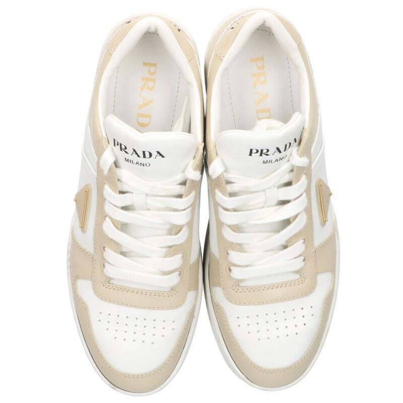 PRADA（プラダ） スニーカー サイズ:38.5 1E792M ダウンタウン 三角