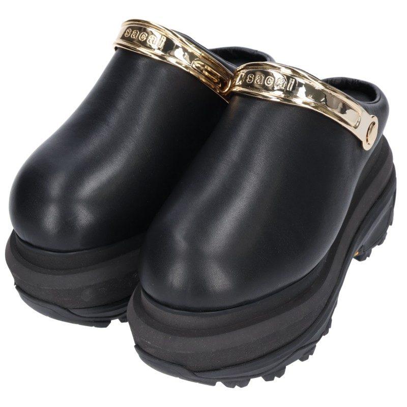sacai（サカイ） サイズ:37 25-07775 ビブラムソールレザーサボ