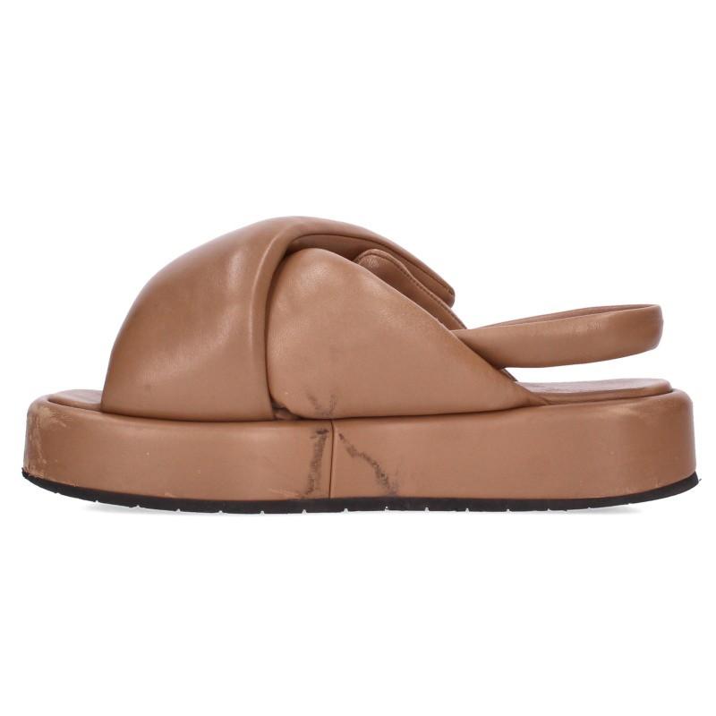 PRADA（プラダ） サイズ:37 トライアングルロゴパデットナッパレザー