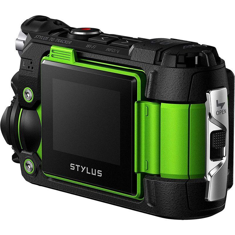 【売り切りお値下げ】 OLYMPUS アクションカメラ STYLUS TG-Tracker グリーン 防水性能30m 耐衝撃2.1m 耐荷重100kgf 防塵 耐 【G1112467537】(40106円)