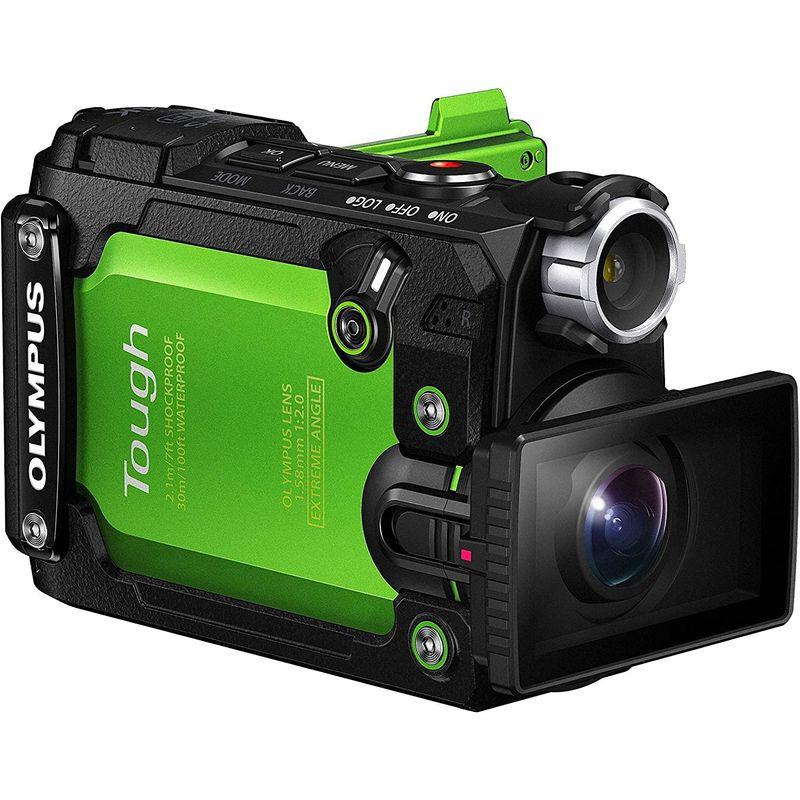 【売り切りお値下げ】 OLYMPUS アクションカメラ STYLUS TG-Tracker グリーン 防水性能30m 耐衝撃2.1m 耐荷重100kgf 防塵 耐 【G1112467537】(40106円)