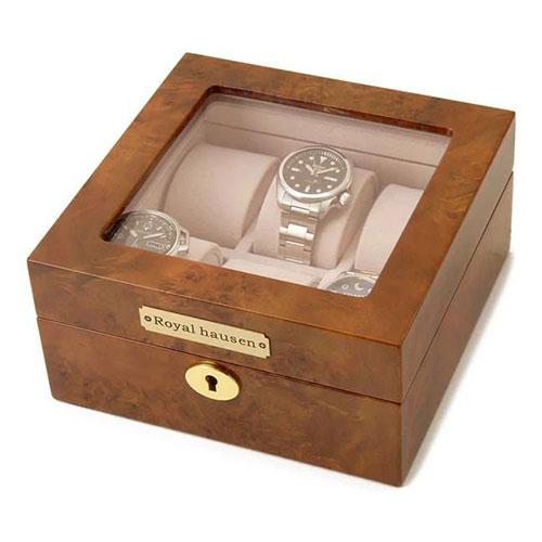 Royal hausen ロイヤルハウゼン 時計収納ケース 6本収納 大事な腕時計