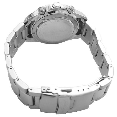 DANIEL MULLER ダニエルミューラー 腕時計 クロノグラフ ステンレス製 メンズウォッチ ブラック×レッド DM-2003BKAの画像