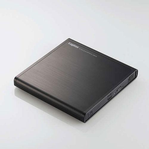 ロジテック USB-A ポータブルDVDドライブ 再生 編集 書き込み ブラック LDR-PMM8U2VBK_2