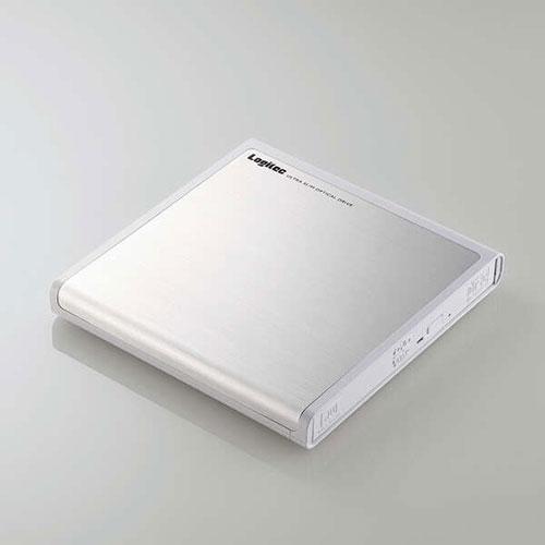 ロジテック USB-A ポータブルDVDドライブ 再生 編集 書き込み ホワイト LDR-PMM8U2VWH_2