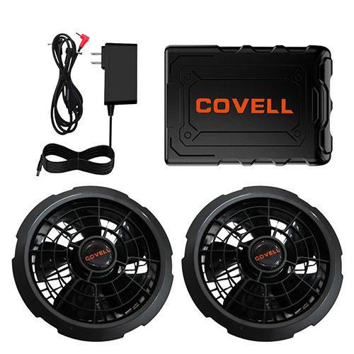 G.B.Z COVELL 空調冷風ベスト用 36Vバッテリーファンセット 猛暑・熱中