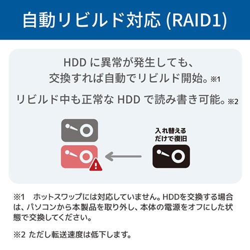 ラトックシステム USB 10Gbps RAIDケース(3.5インチHDD2台用) RS-EC32