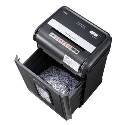 サンワサプライ 電動シュレッダー ミニクロスカット 60分連続細断 PSD-C6018