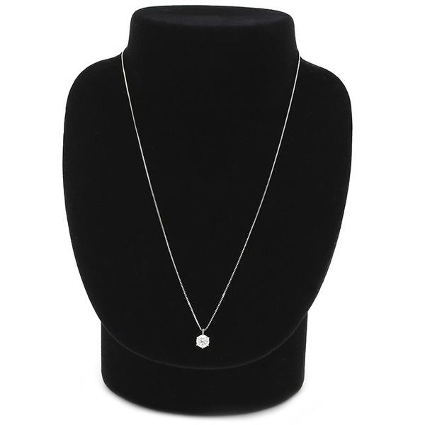 【値下げ中】 ダイヤモンドペンダント/ネックレス 一粒 大粒 プラチナ Pt900 1ct ダイヤネックレス 6本爪 Iカラーアップ I1アップ 鑑定書付き 【PET4237971115】(152790円)