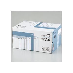 (まとめ) TANOSEE αエコカラーペーパーII A4 クリーム 業務用パック 1箱(5000枚：500枚×10冊) 〔×10セット〕