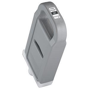 (まとめ) キヤノン Canon インクタンク PFI-707BK 染料ブラックインク 700ml 9821B001 1個 〔×3セット〕