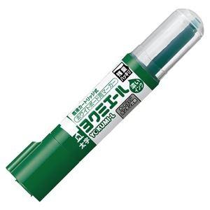 (まとめ) コクヨ ホワイトボード用マーカーペン ヨクミエール 太字・角芯 緑 PM-B513G 1本 〔×30セット〕