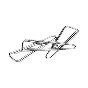 (まとめ) ソニック Vゼムクリップ ニッケルメッキ 大 28mm GM-650 1箱(約500本) 〔×15セット〕