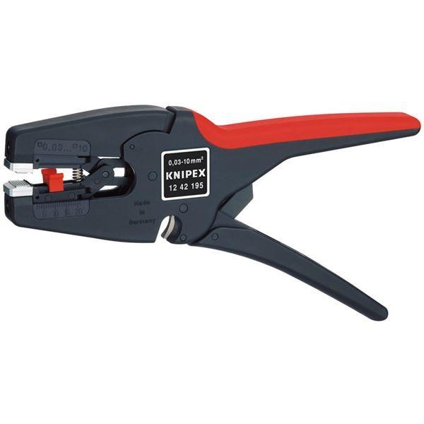 KNIPEX クニペックス 1242-195 ワイヤーストリッパー マルチストリップ10 SB 工具 ツール DIY 作業工具 道具 ストリッパー