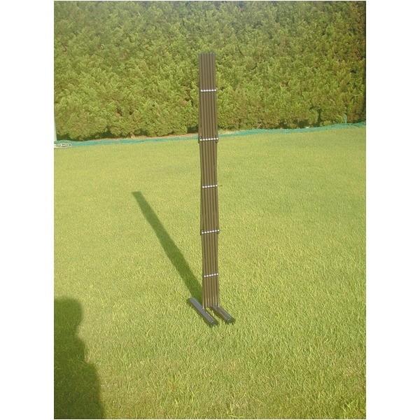 伸縮式 簡易フェンス(仕切り/柵/ゲート) 〔使用可能幅200cm〕 スチール 日本製 〔防犯 事故防止 園芸 ガーデニング用品〕_1