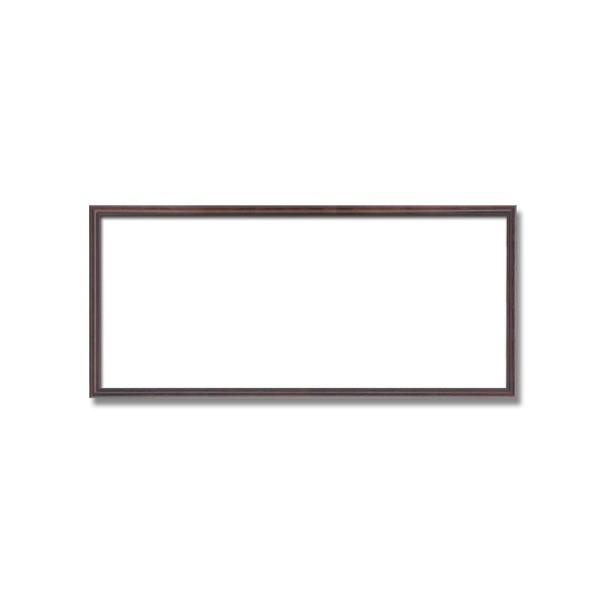 〔 長方形額 〕 木製額 カラー長方形額 500×250mm ブラウン 縦横兼用額 カラー4色展開 額 額縁 フレーム