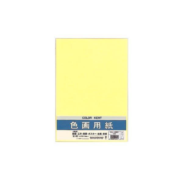 (まとめ) マルアイ 色画用紙 八ツ切 クリームPエ-N82C 1パック(10枚) 〔×30セット〕