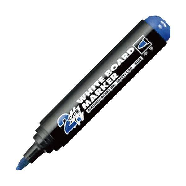 (まとめ) コクヨホワイトボード用マーカー(中字・ロング筆記タイプ) 青 PM-BL102B 1セット(10本) 〔×5セット〕